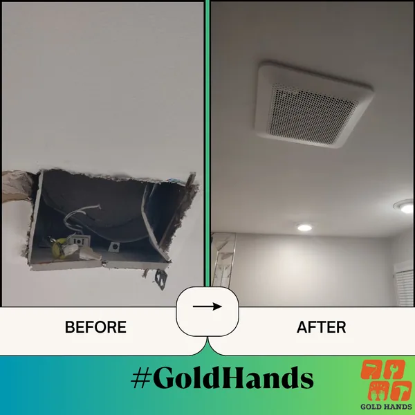 Bathroom Fan Replacement & Ceiling Repair: Why Professional Installation Matters