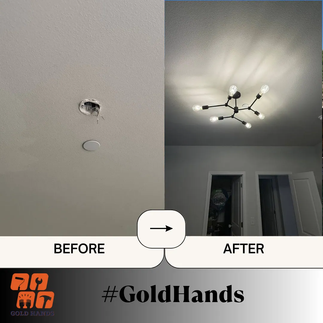 Brighten Up Your Home: Professional Light Installation & DIY Tips from Handyman Gold Hands