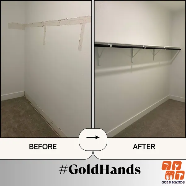 Closet Makeover: From Damaged Walls to Perfect Organization