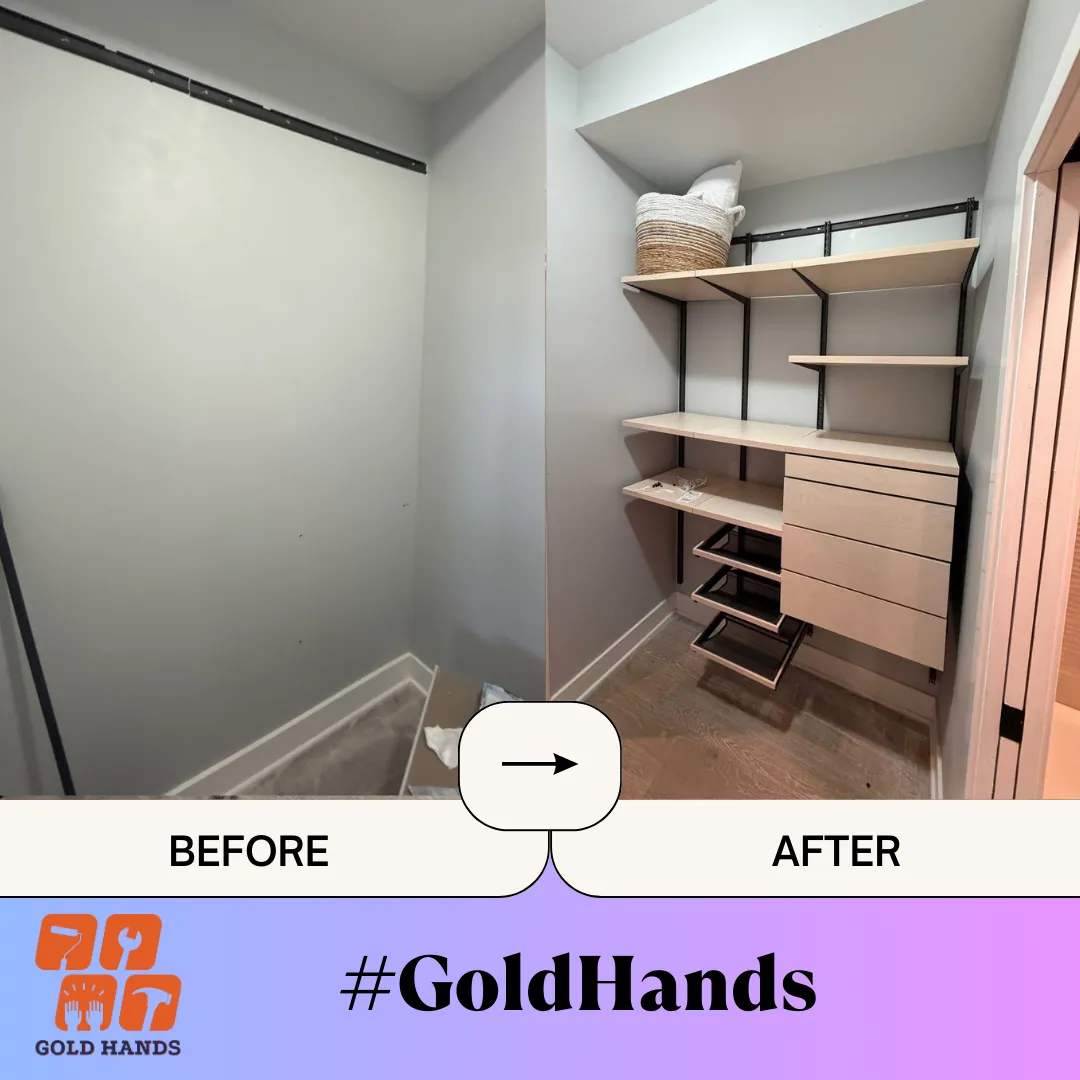 Closet Shelving Installation: Turn Empty Space Into Organized Storage