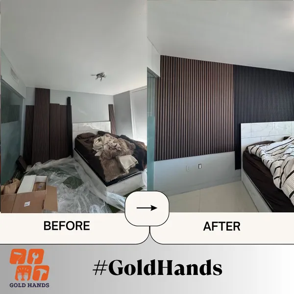 From Bland to Bold: Jay's Accent Wall Transformation