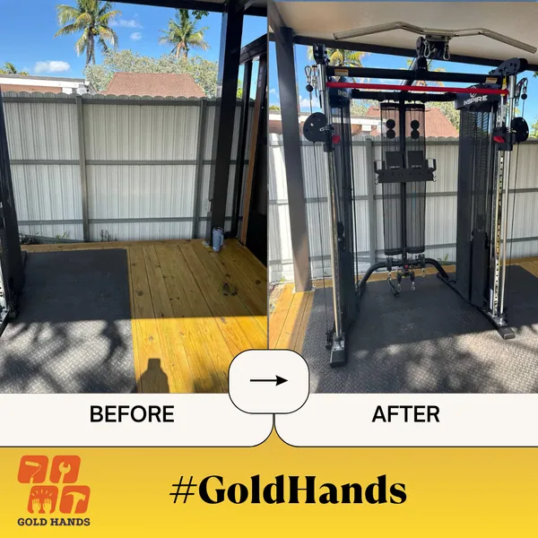 Get Your Sweat On Faster: Expert Home Gym Assembly by Handyman Gold Hands!