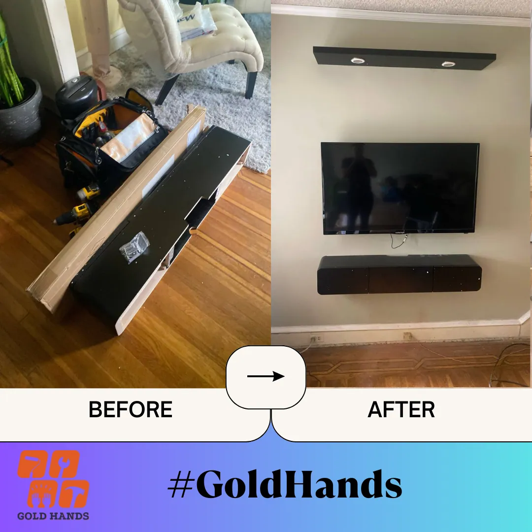 Handyman Gold Hands Service: TV Mounting Tips