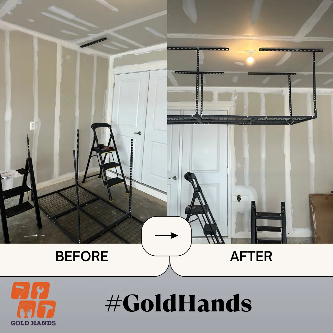 Handyman Gold Hands: Your Shelf Installation Experts