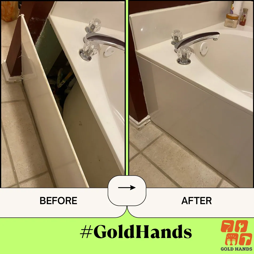 How to Fix a Damaged Bath Apron Without Costly Remodeling⁠