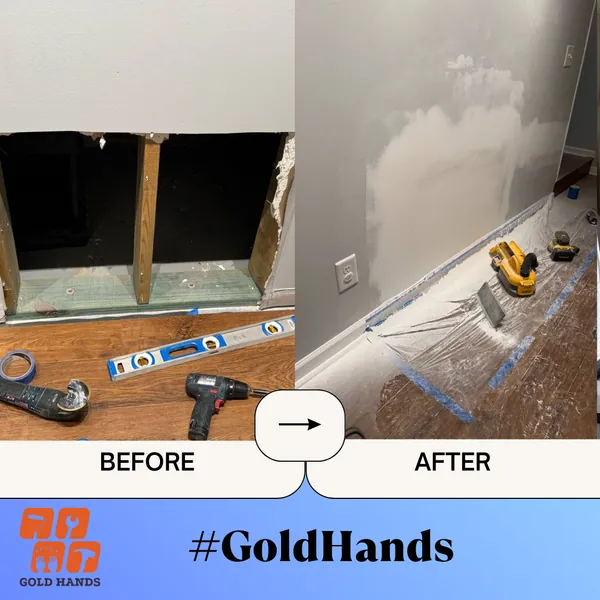 How to Fix a Hole in the Wall After Plumbing Work
