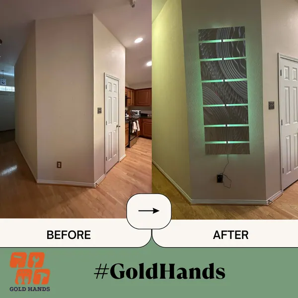 How We Transformed a Plain Wall into a Modern LED Accent – Client Story