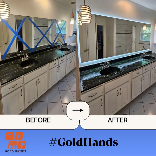 LED Mirror Installation – Brighten Up Your Bathroom