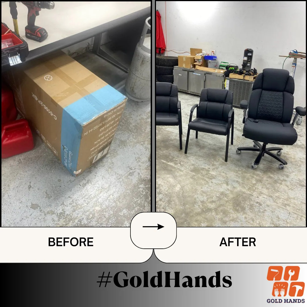 Office Furniture Assembly by Gold Hands: Quick & Stress-Free