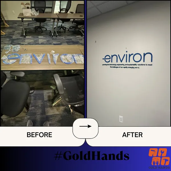 Office Transformation: Sign Mounting for Environ
