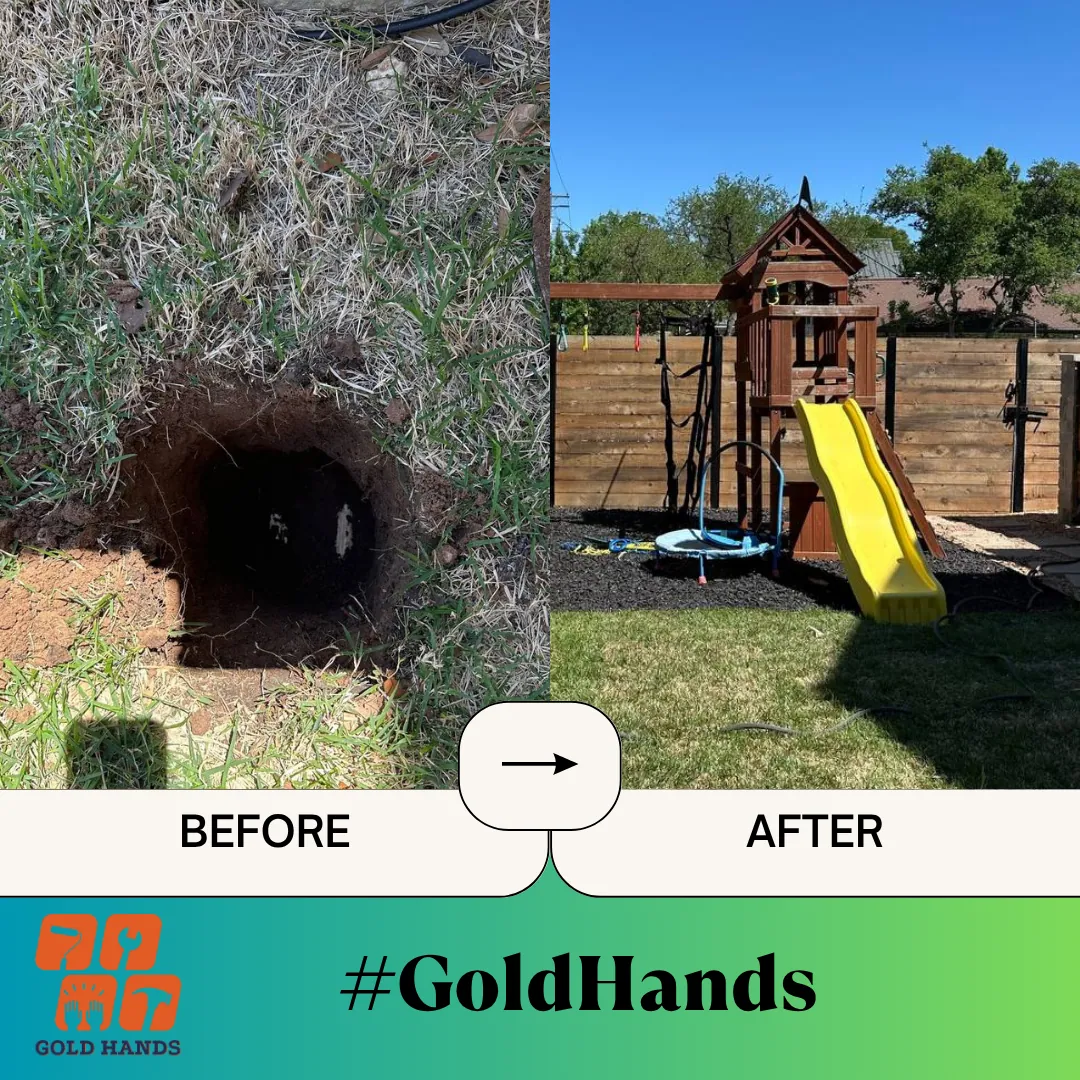 Playground Assembly Done Right: Creating Backyard Fun with Handyman Gold Hands!