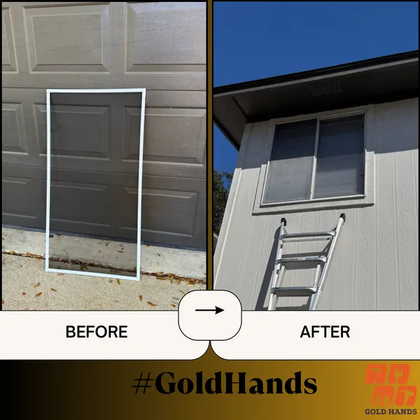 Professional Window Screen Installation by Gold Hands