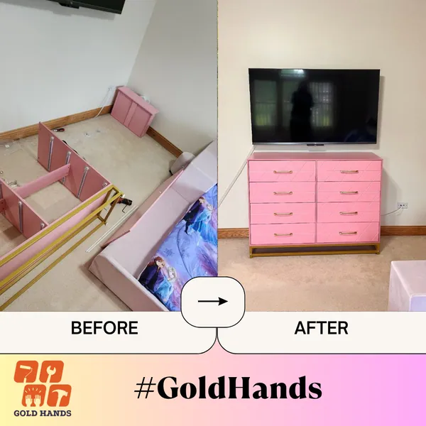 Say Goodbye to Assembly Headaches: Handyman Gold Hands Assembles Your Dressers!