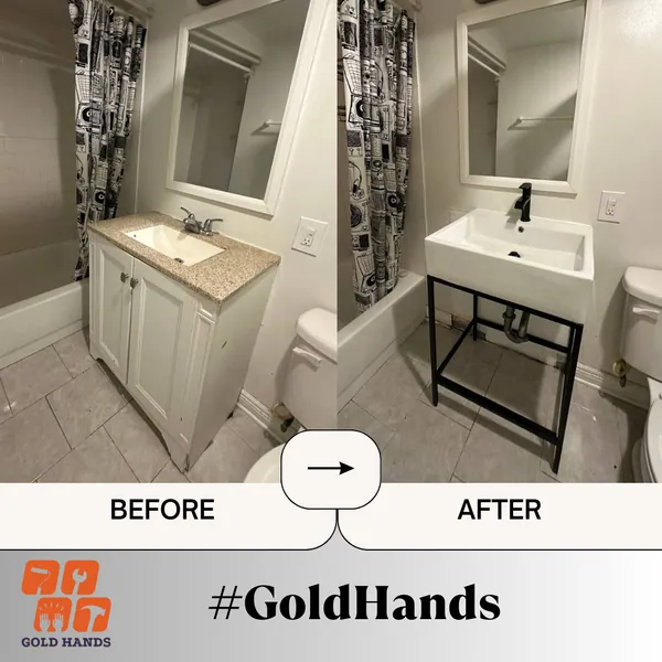 Sparkling New Basin: How Handyman Gold Hands Service Makes Your Bathroom Sink Installation a Breeze