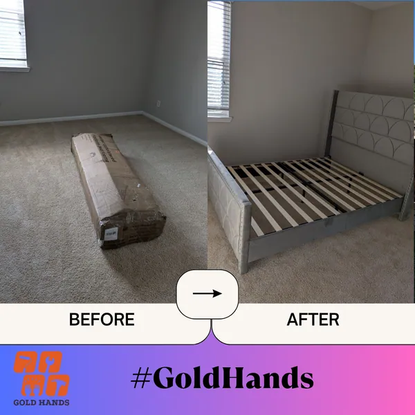 Sweet Dreams Start Here: Stress-Free Bed Assembly with Handyman Gold Hands!