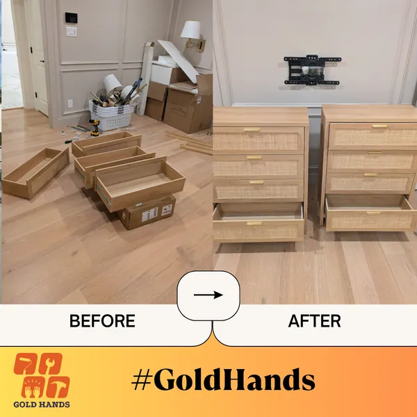 Tired of Flatpacks? Let Handyman Gold Hands Service Build Your Dreams!