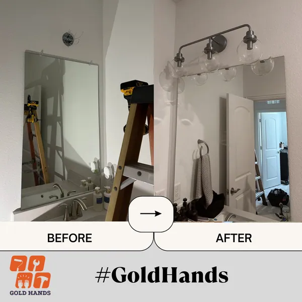 Transforming a Bathroom with a New Light Fixture — Client Story