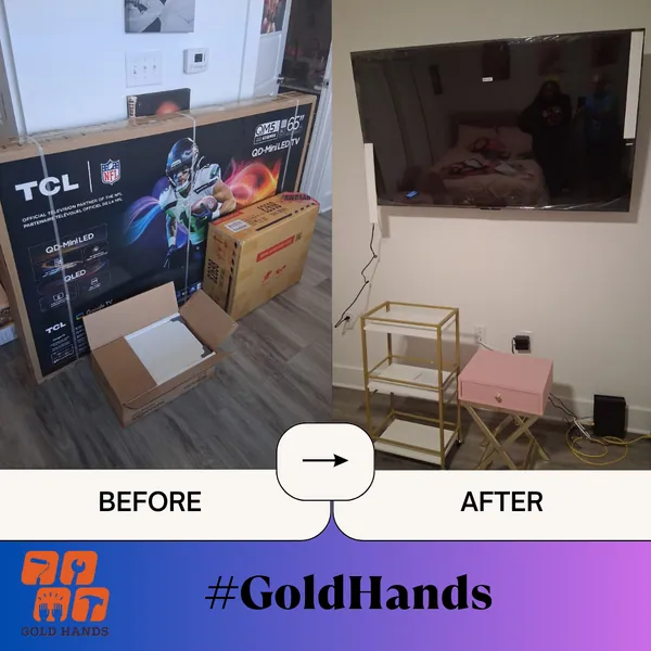 TV Mounting & Installation – Safe, Clean, and Perfectly Aligned