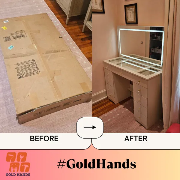 Vanity Table Assembly: From Box to Beautiful Setup