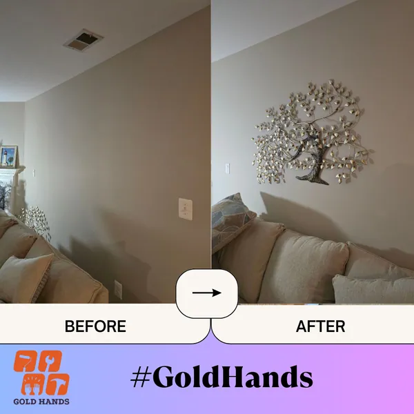 Wall Art Installation: How We Transformed a Blank Wall into a Stunning Focal Point