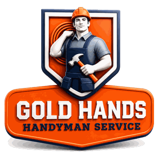 Handyman Gold Hands logo